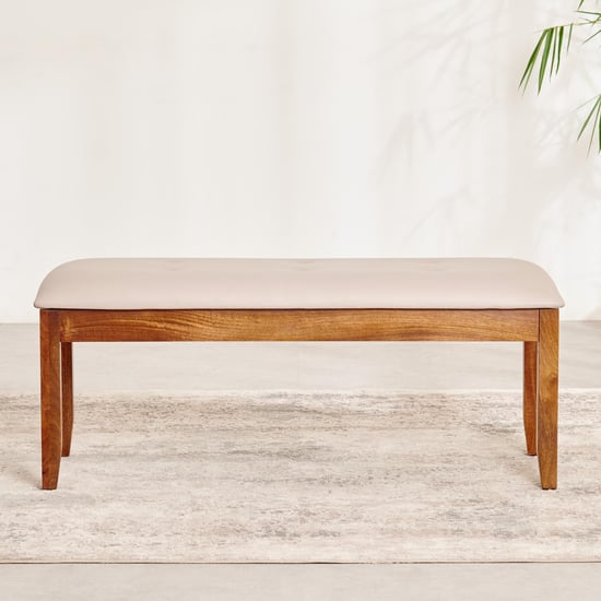 Giza Composite Marble Top 6-Seater Dining Set With Chairs and Bench - Grey