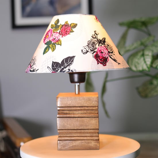 HOMESAKE Wooden Table Lamp