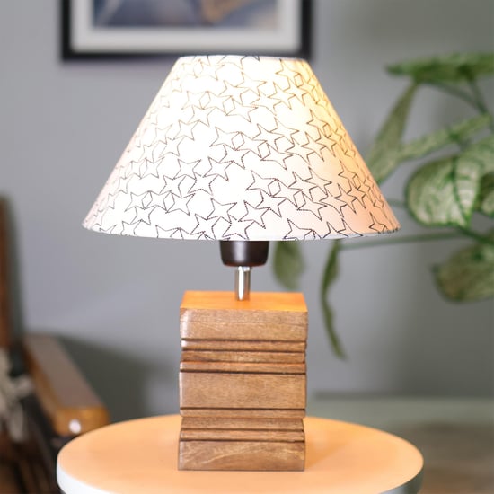 HOMESAKE Wooden Table Lamp