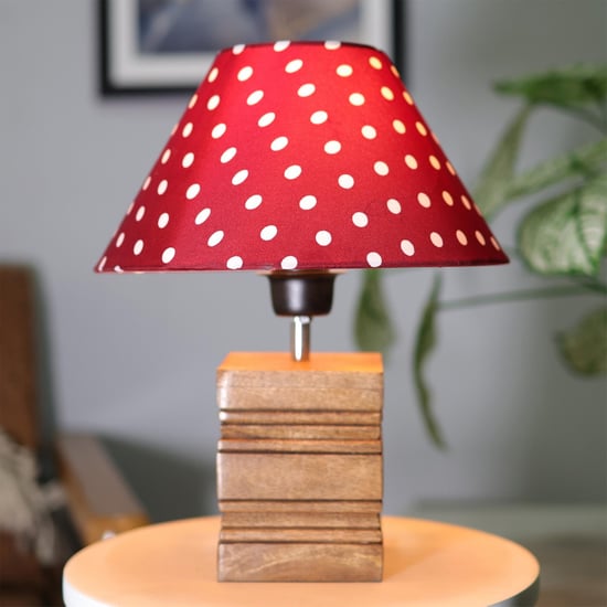 HOMESAKE Wooden Table Lamp