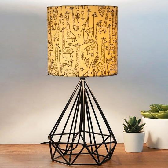 HOMESAKE Metal Farmhouse Table Lamp