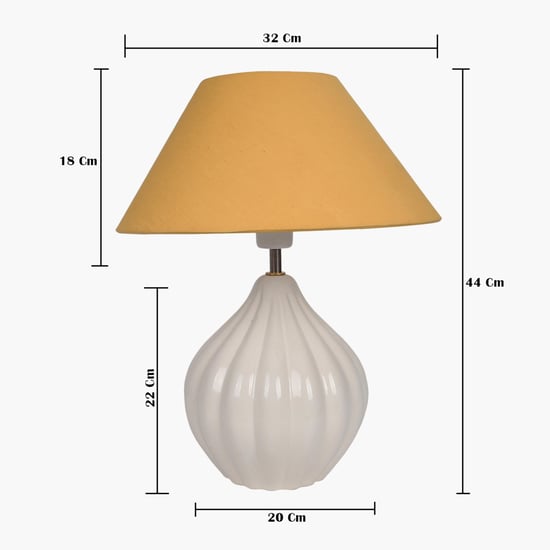 HOMESAKE Ceramic Table Lamp