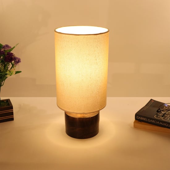 HOMESAKE Wooden Table Lamp
