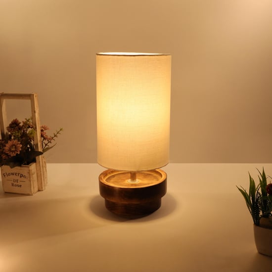 HOMESAKE Wooden Table Lamp