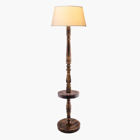 HOMESAKE Wooden Floor Lamp