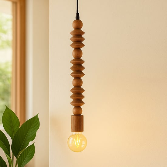 HOMESAKE Wooden Ceiling Lamp