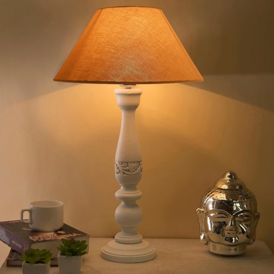 HOMESAKE Wooden Table Lamp
