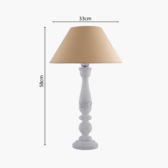 HOMESAKE Wooden Table Lamp