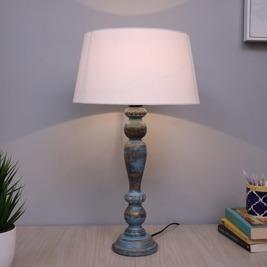 HOMESAKE Wooden Table Lamp