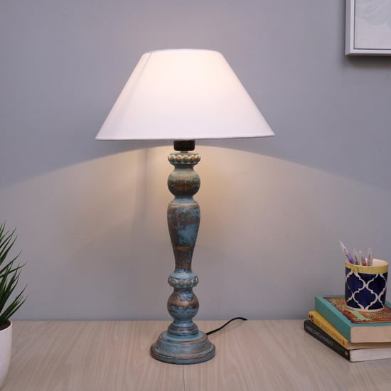 HOMESAKE Wooden Table Lamp