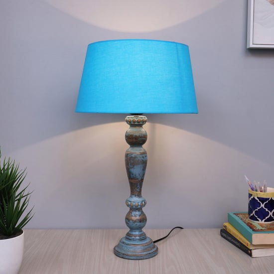 HOMESAKE Wooden Table Lamp