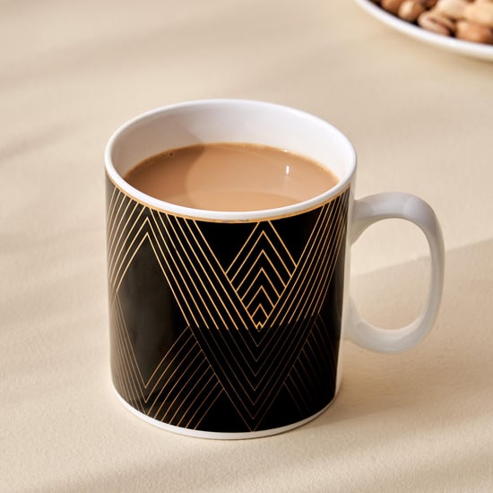 Blanco Bone China Printed Coffee Mug - 400ml