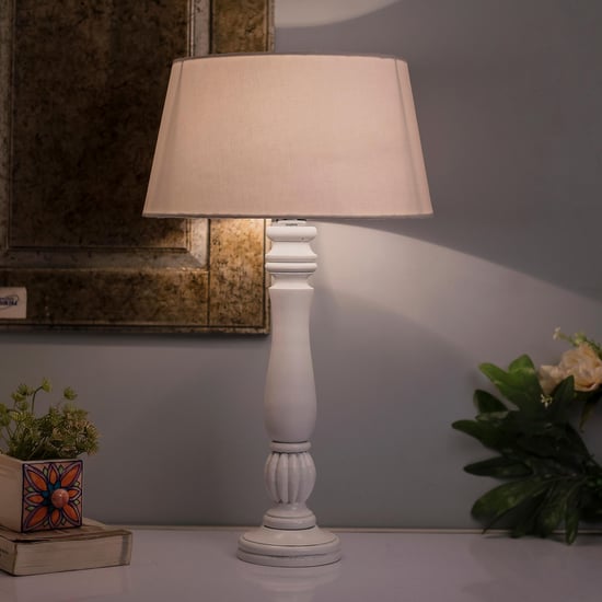 HOMESAKE Wooden Table Lamp