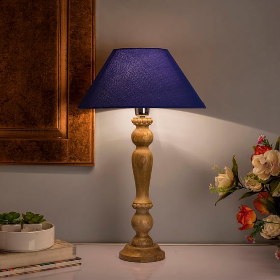 HOMESAKE Wooden Table Lamp