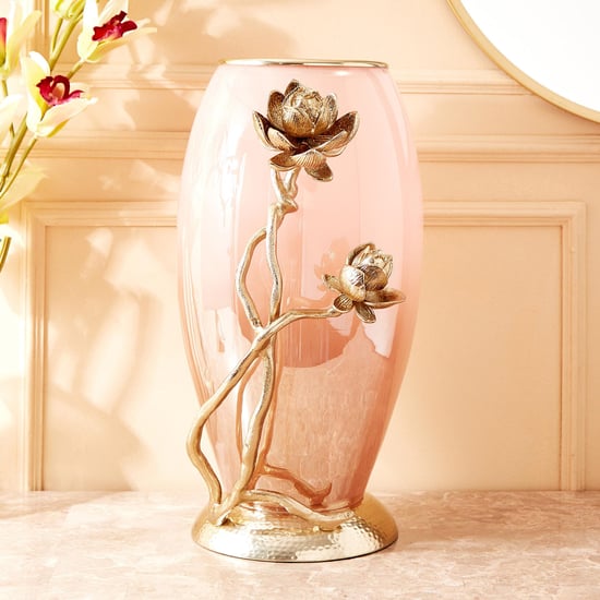 Eternity Vivere Glass Lotus Vase