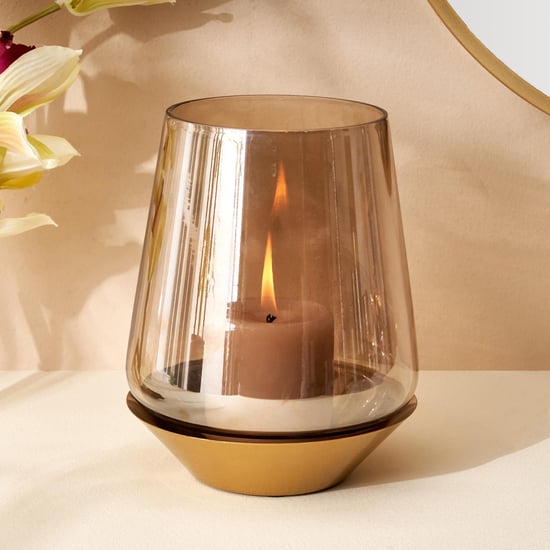 Leon Rims Glass Hurricane Candle Holder