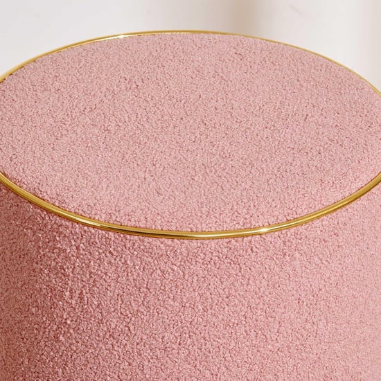 Murphy NXT Velvet Ottoman - Pink