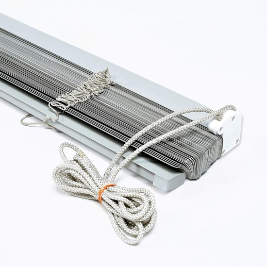 DECO WINDOW Grey Metal Venetian Blind - 28x84