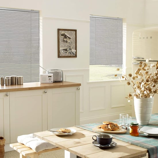 DECO WINDOW Grey Metal Venetian Blind - 28x84
