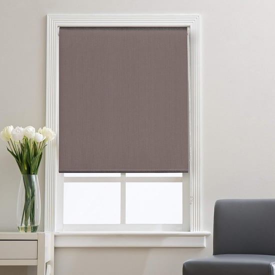 DECO WINDOW Jacquard Blackout Roller Blind - 39x84"