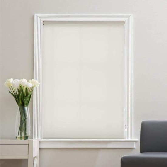 DECO WINDOW White Translucent Roller Blind - 32x84