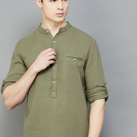 CELIO Men Solid Slim Fit Casual Shirt