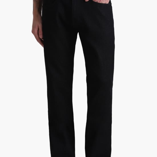 JACK & JONES Men Solid Bootcut Fit Jeans