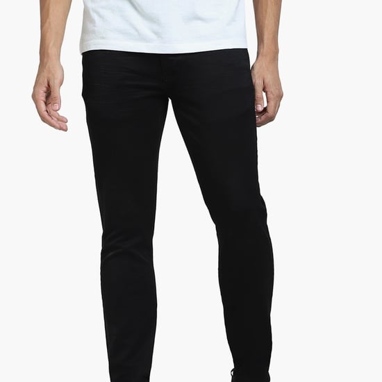 JACK & JONES Men Solid Slim Straight Jeans