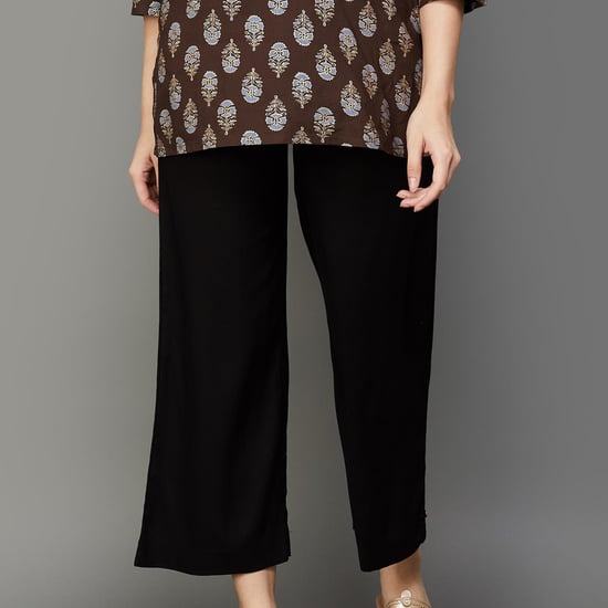 BIBA Women Solid Palazzos