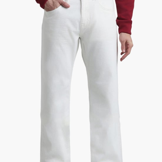 JACK & JONES Men Solid Bootcut Jeans