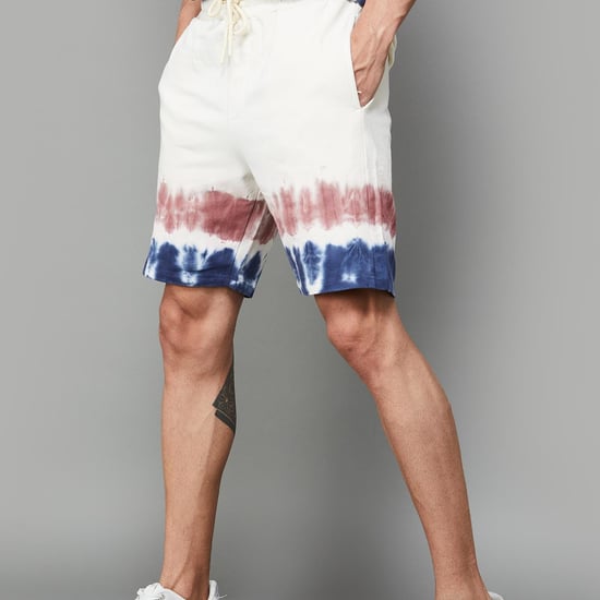 FAME FOREVER Men Tie & Dye Printed Shorts