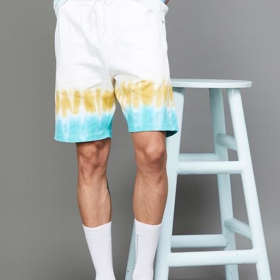FAME FOREVER Men Tie & Dye Printed Shorts