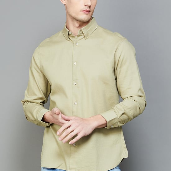 CELIO Men Solid Regular Fit Casual Shirt