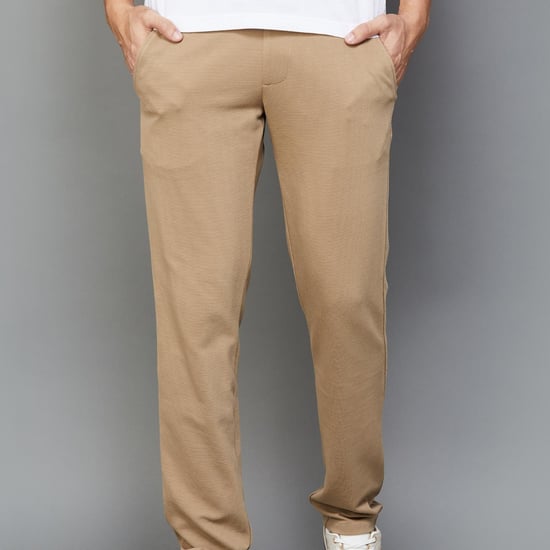 FAHRENHEIT Men Solid Regular Fit Trackpants