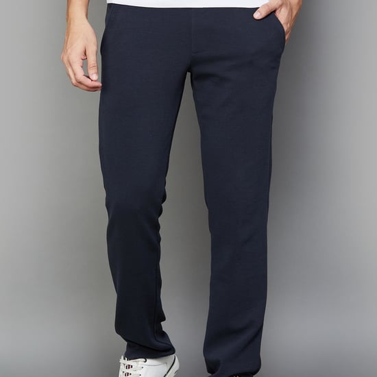 FAHRENHEIT Men Solid Regular Fit Trackpants