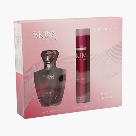SKINN by TITAN Celeste Coffret Women Eau de Parfum and Deodorant Set - 50ml + 75ml