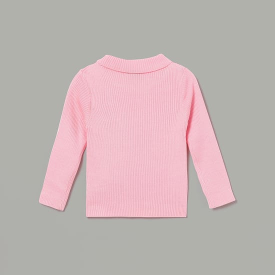 JUNIORS Girls Cableknit Textured Turtle Neck Sweater