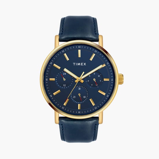 TIMEX Men Leather Strap Multifunctional Watch - TWEG20016