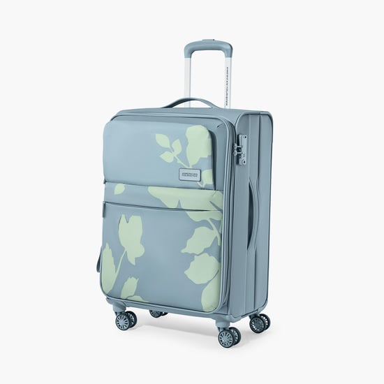 AMERICAN TOURISTER AMT Bloom Printed Travel Trolley Grey
