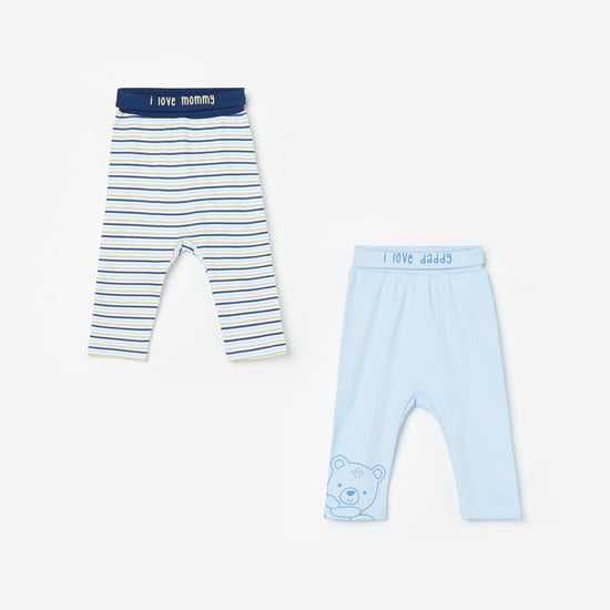 JUNIOR BABY Boys Assorted Infant Pyjamas - Pack of 2