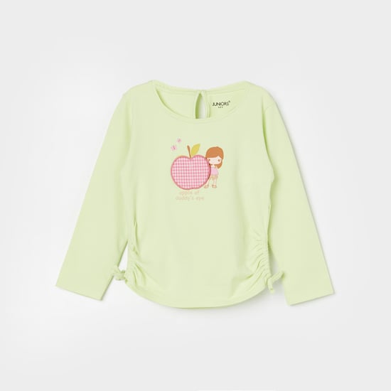 Girls Graphic T-Shirt - Light Green