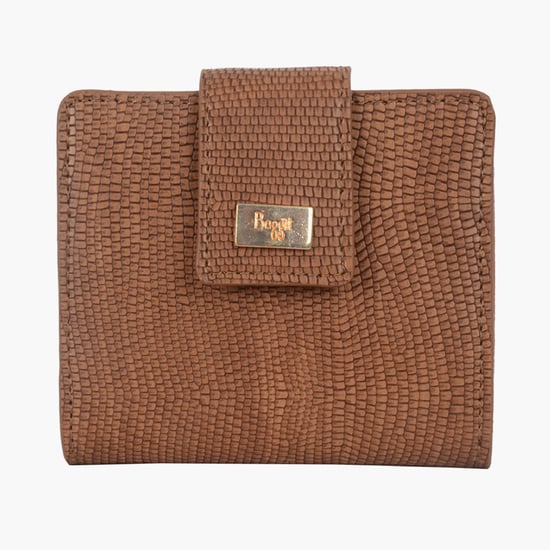 BAGGIT Women Croc-patterned Bi-Fold Wallet