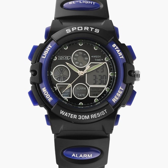 ZOOP Kids Analog-Digital LED Light Sports Wrist Watch