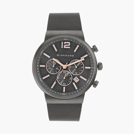 GIORDANO Men Chronograph Watch with Metal Mesh Strap GZ 50074 11