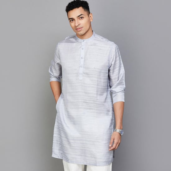 MELANGE Men Striped Regular Fit Kurta