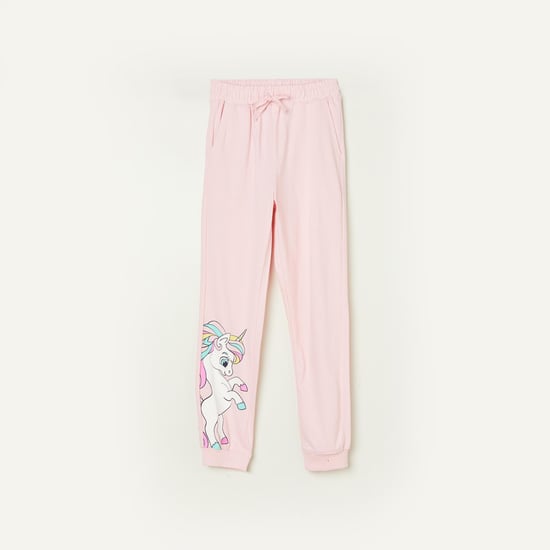 FAME FOREVER Girls Unicorn Printed Joggers