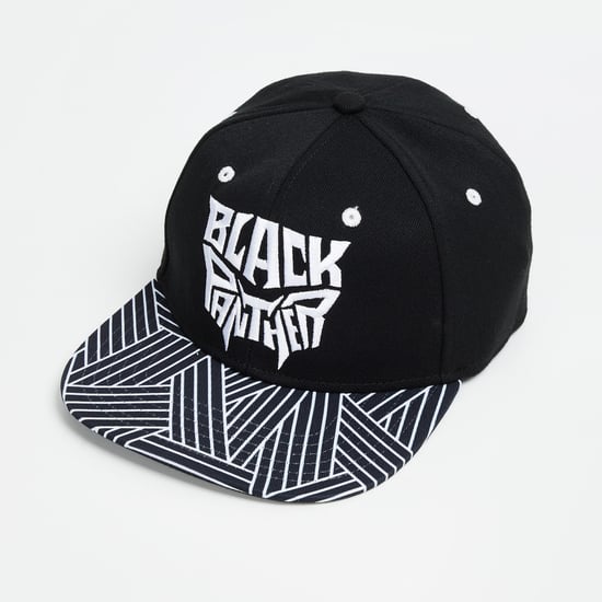 FREE AUTHORITY Men Black Panther Embroidered Baseball Cap Black