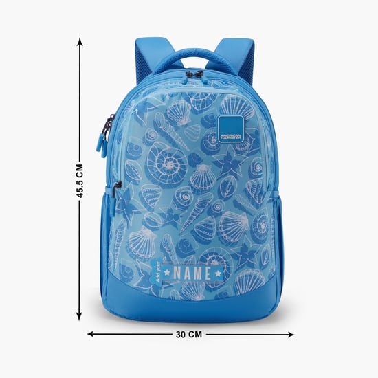 AMERICAN TOURISTER Kids Printed School Backpack Blue