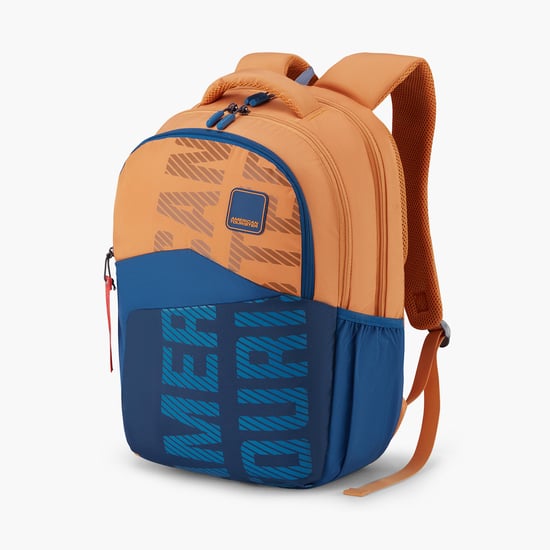 AMERICAN TOURISTER Unisex Printed Backpack Yellow