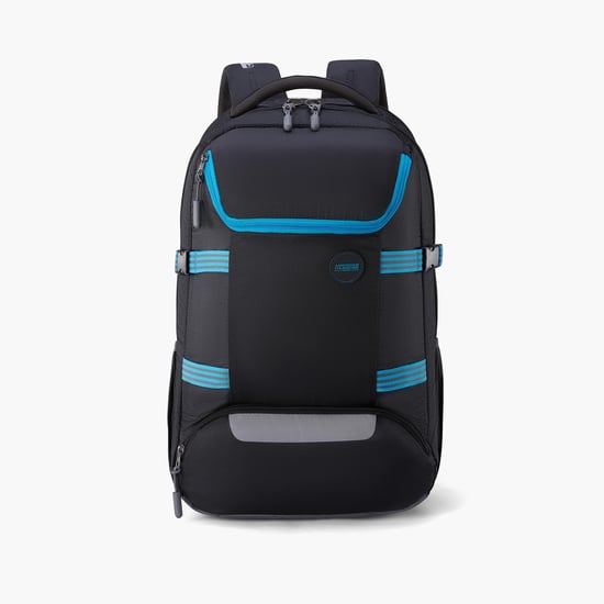 AMERICAN TOURISTER Unisex Striped Laptop Backpack
